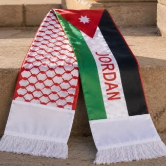 سكارف تصميم الشماغ والعلم الاردني